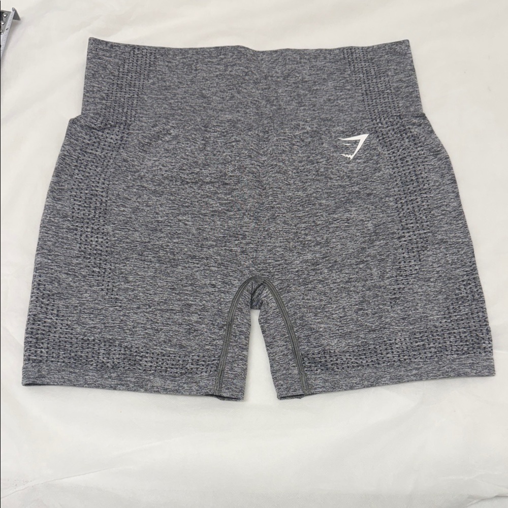 Gymshark Charcoal Seamless High-Waist Bike Shorts